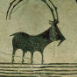 A representation of a horned animal from the Met collection.